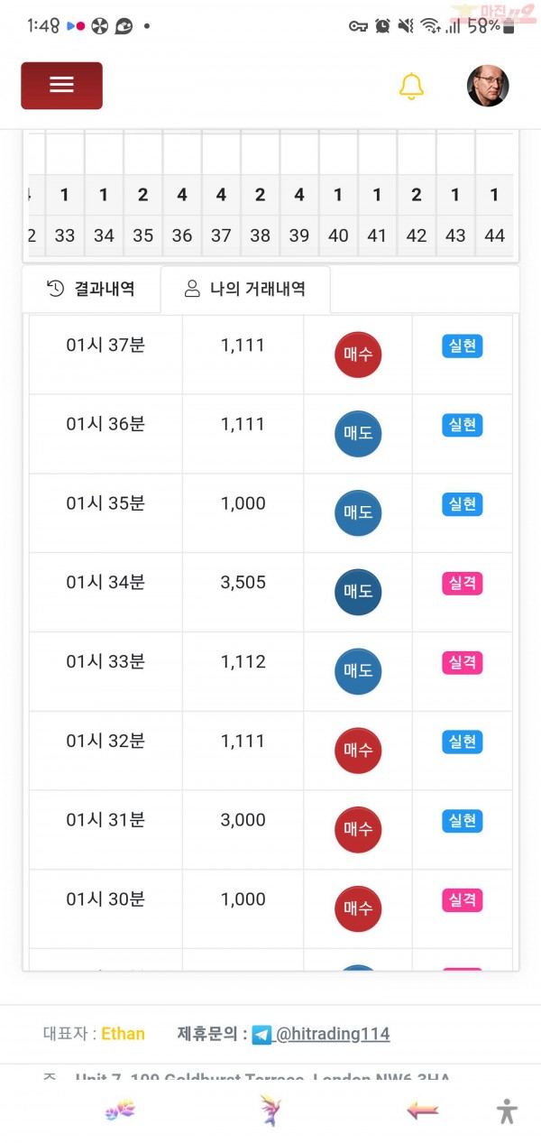 하이트레이딩 일등점 수익인증