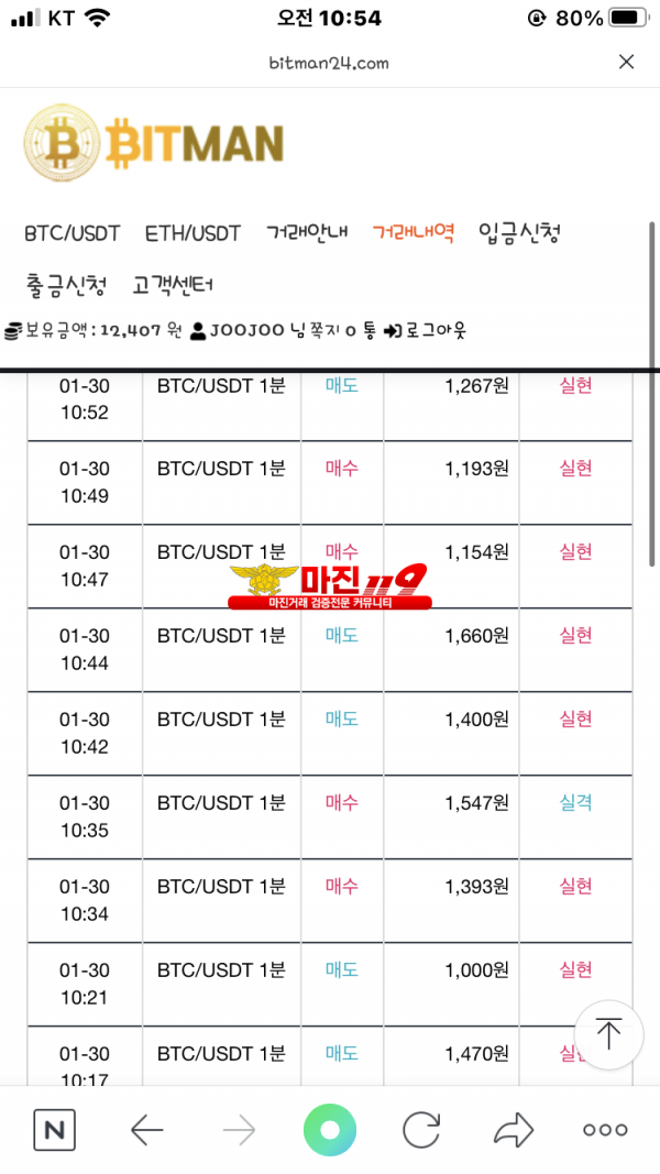 비트맨 다이아몬드점 수익인증