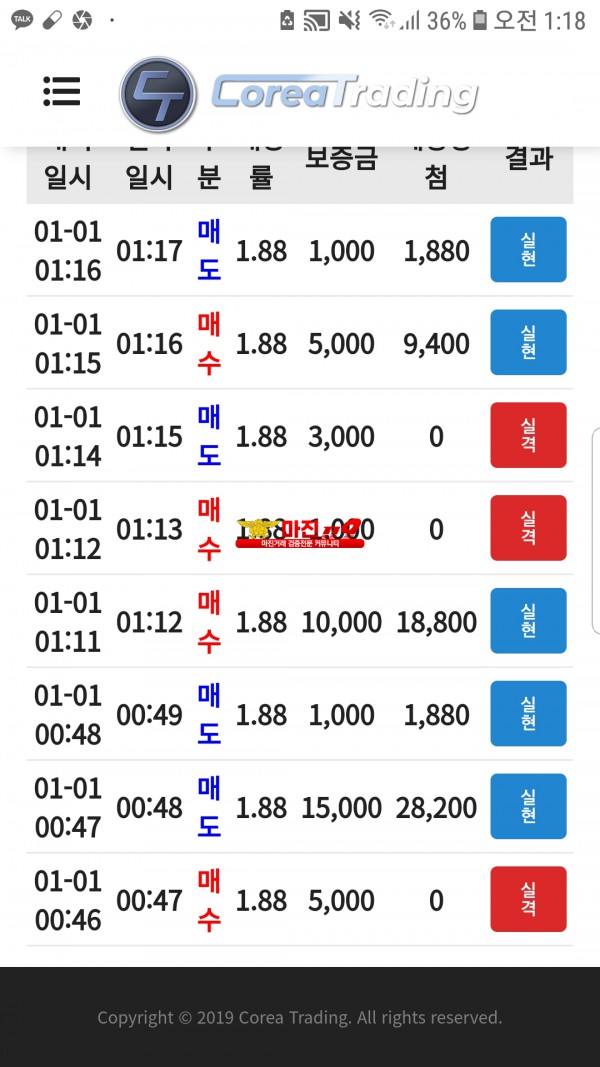 코리아통일지사수익인증