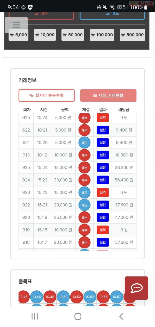 퍼스트 한국점 수익인증