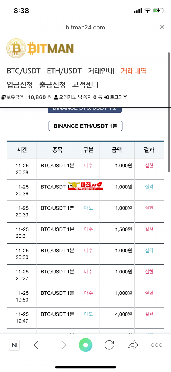 꽃다발점 btc