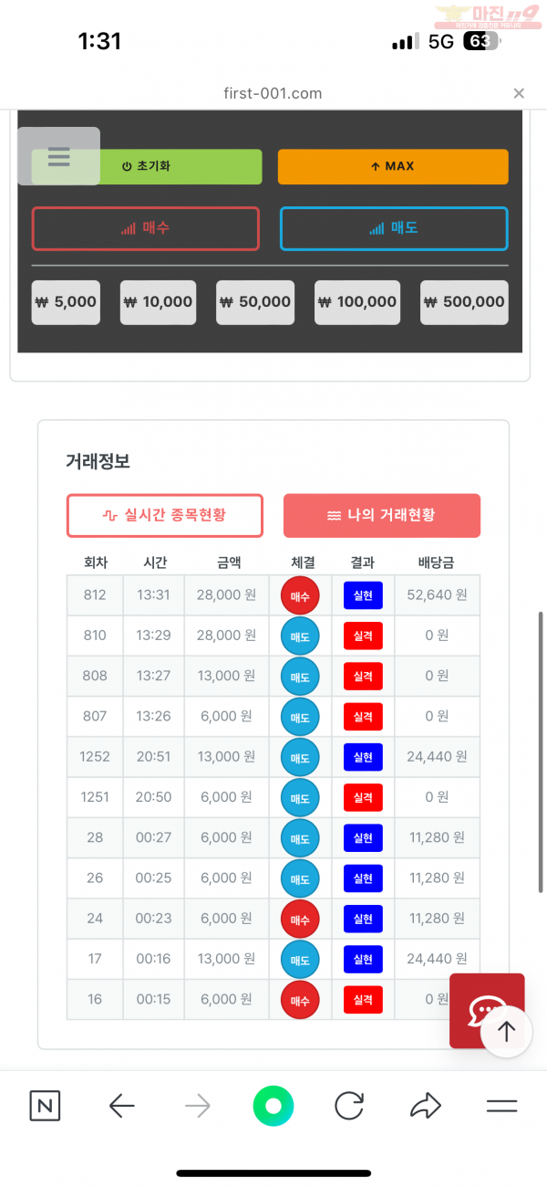 퍼스트 퀸즈점 수익인증