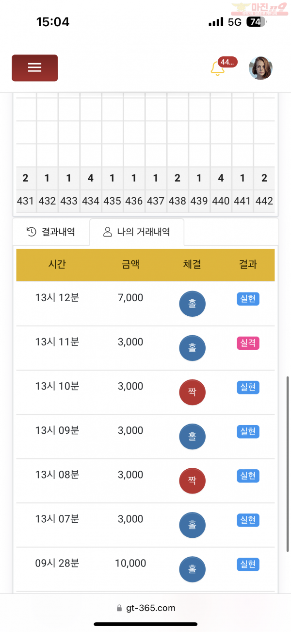 비너스점 수익인증
