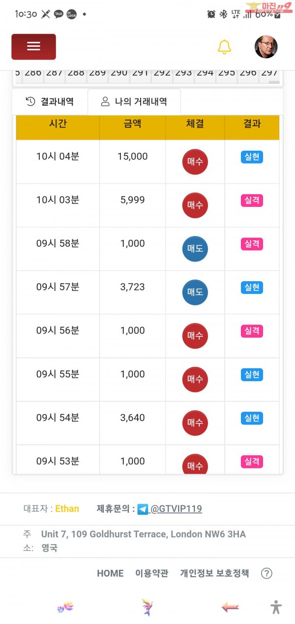 글로벌 일등점 수익인증