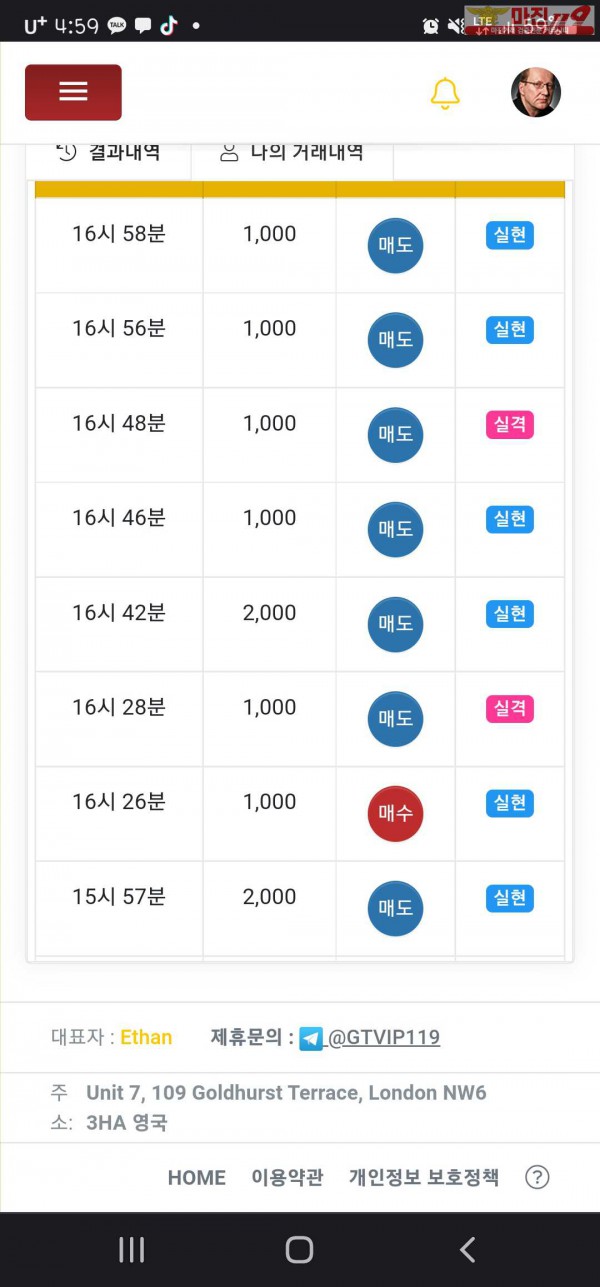 글로벌고흐점수익인증