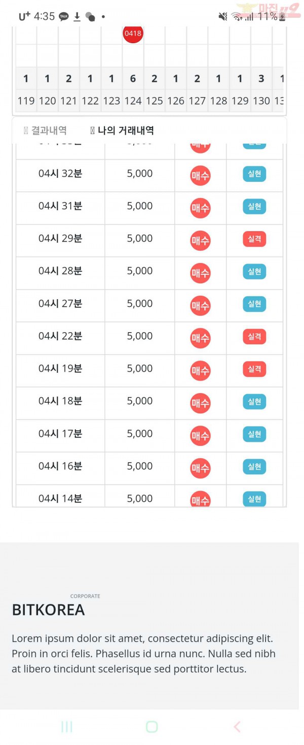 비트코리아 페이백점