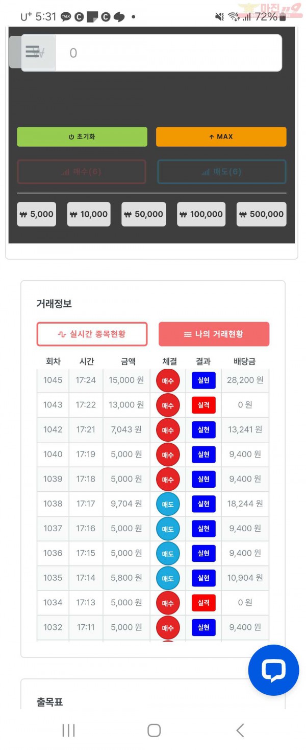 퍼스트 퀸즈점 수익인증