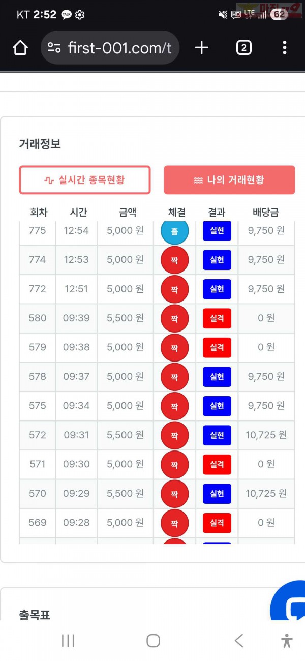 수익인증 페이백점