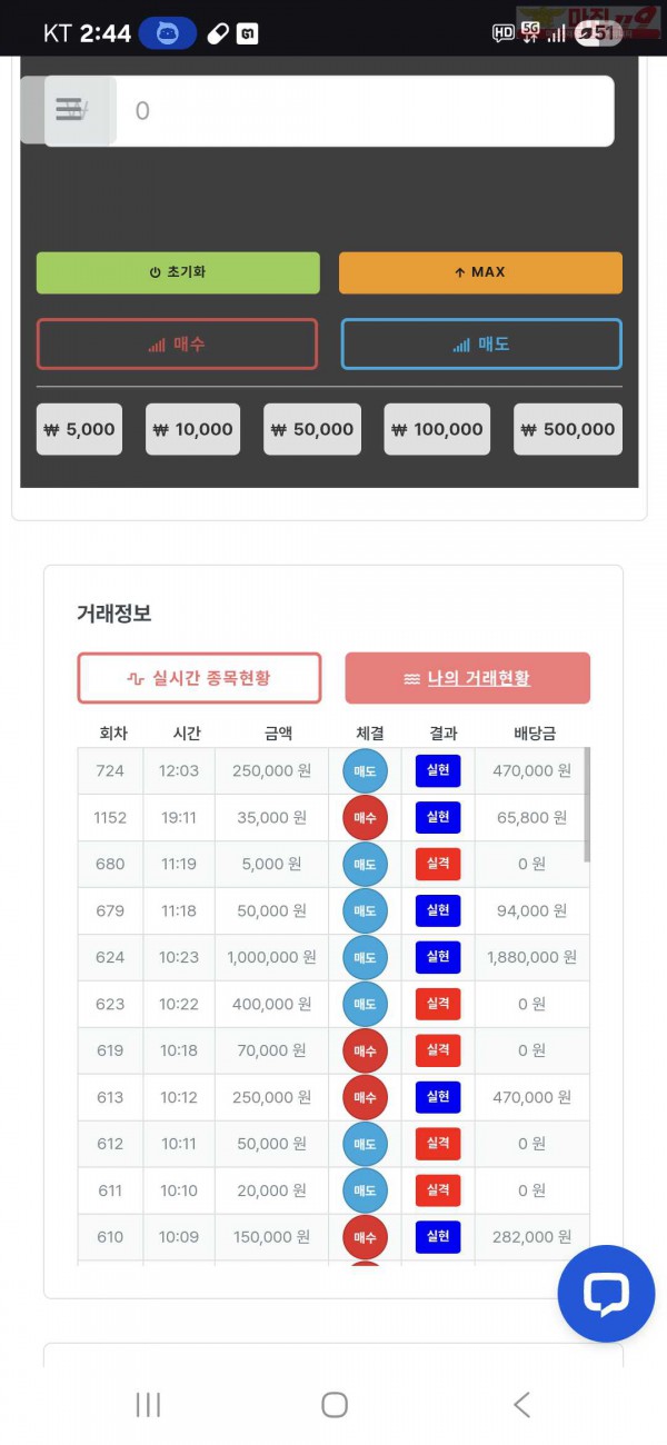 퀸즈점 수익인증