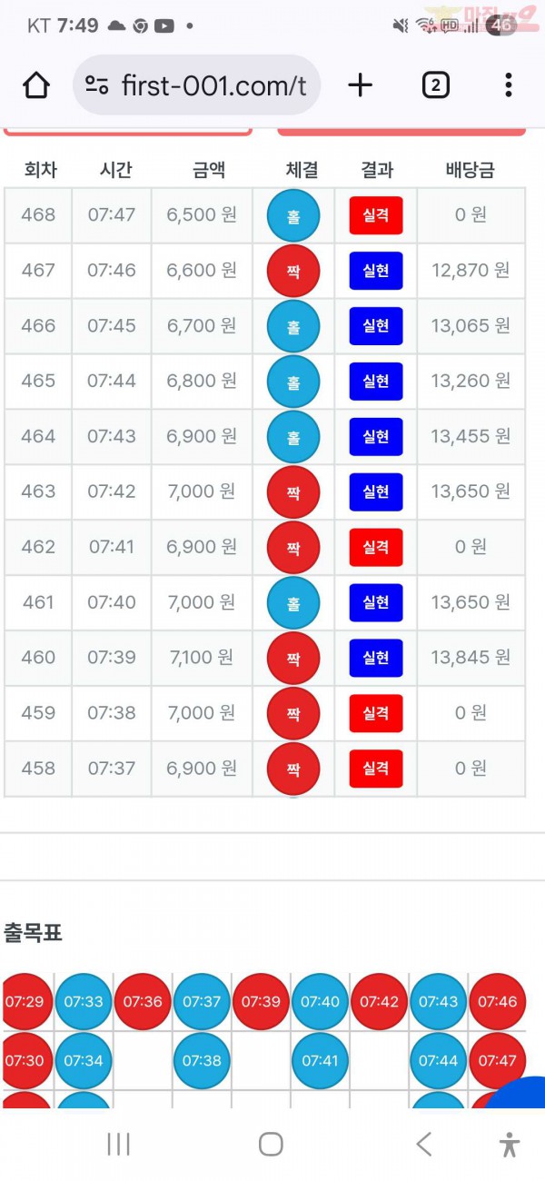 수익인증 페이백점