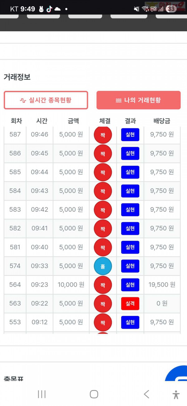 수익인증  페이백점