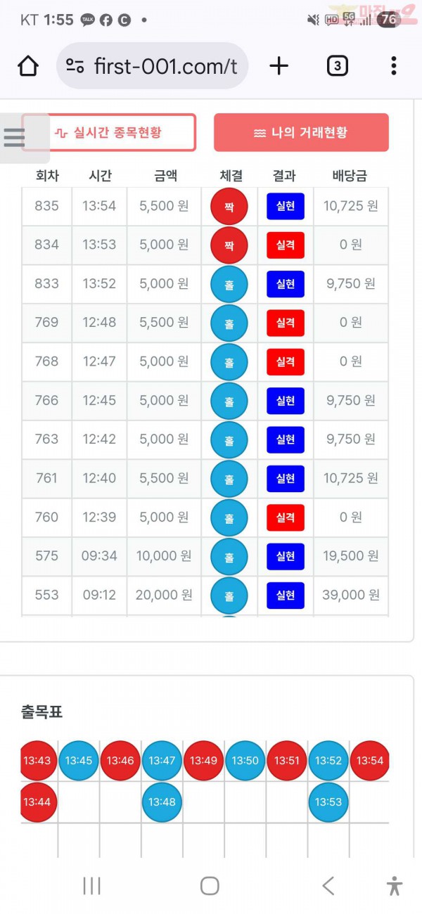 수익인증 페이백점