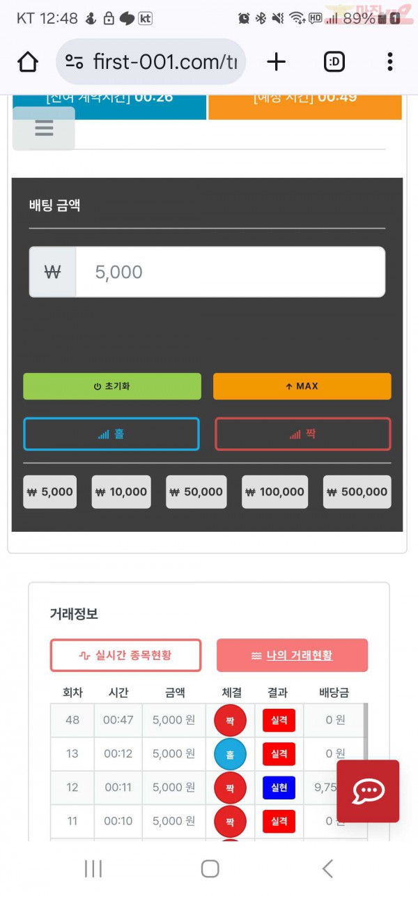 신뢰점 수익인증