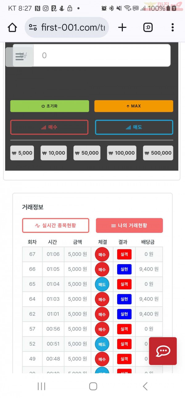 신뢰점 수익인증