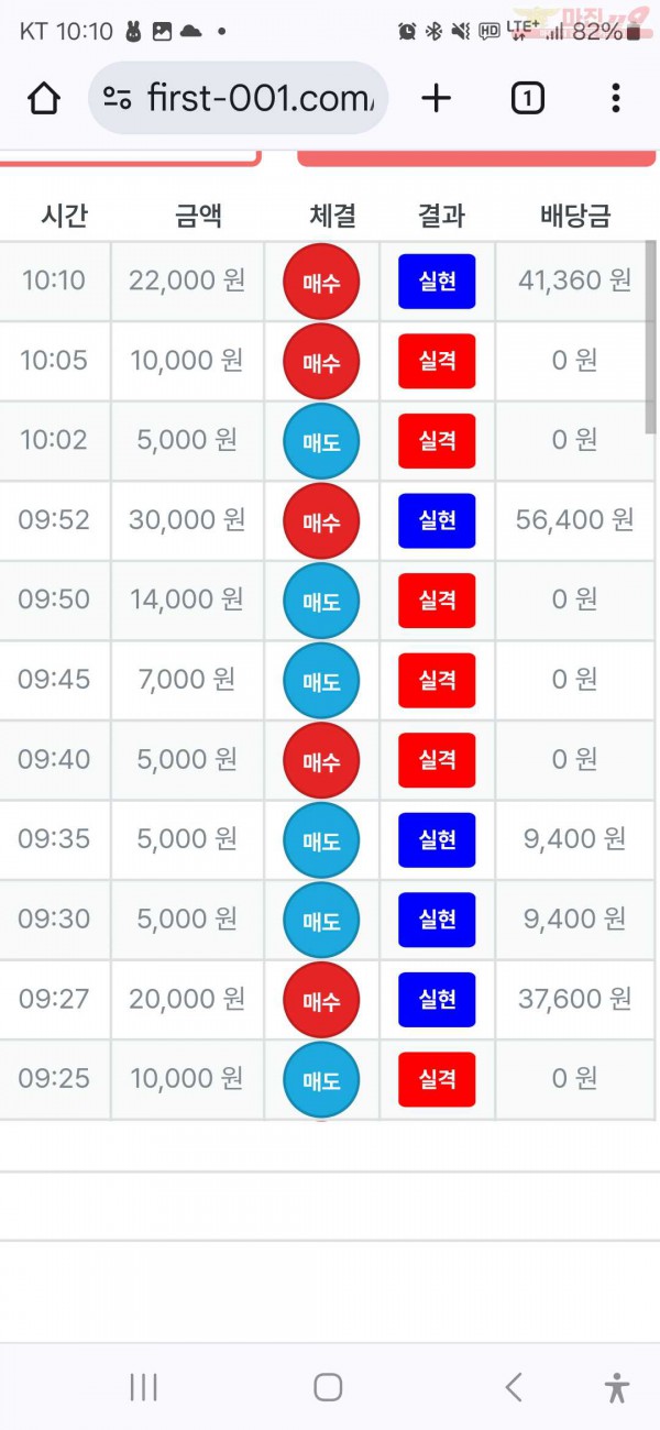 수익인증 페이백점