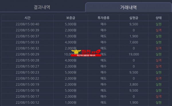 창성국대점 수익인증 ㅅㅅ