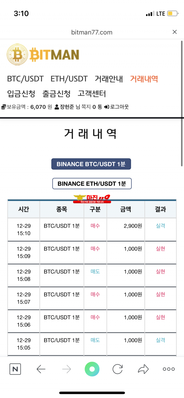 수익인증