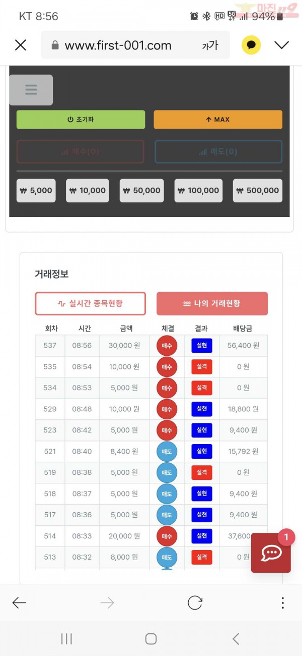 퀸즈점 수익인증