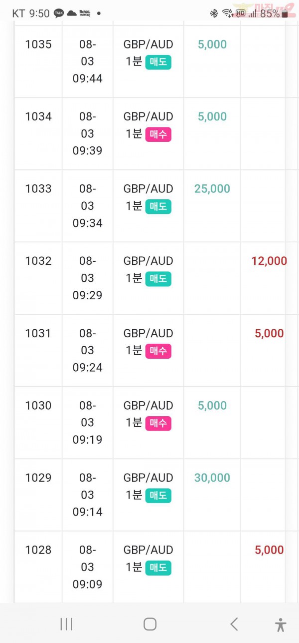 수익인증 페이백점
