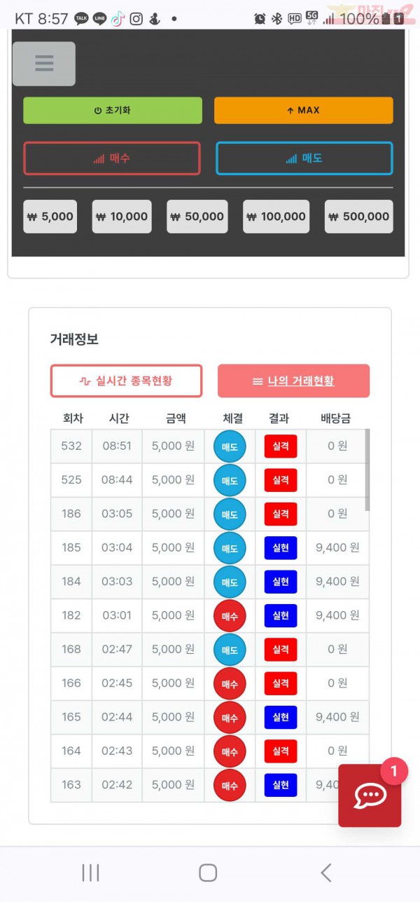 명가점 수익인증