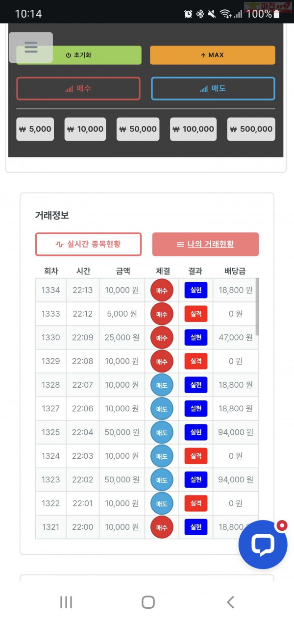 퍼스트 한국점 수익인증