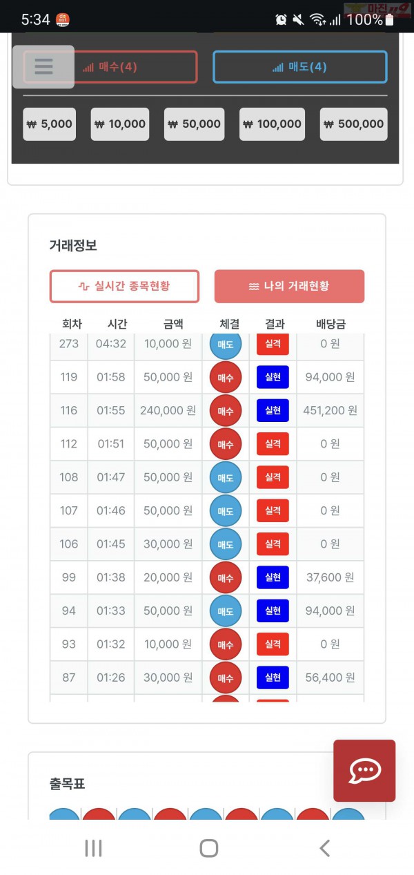 퍼스트 한국점 수익인증