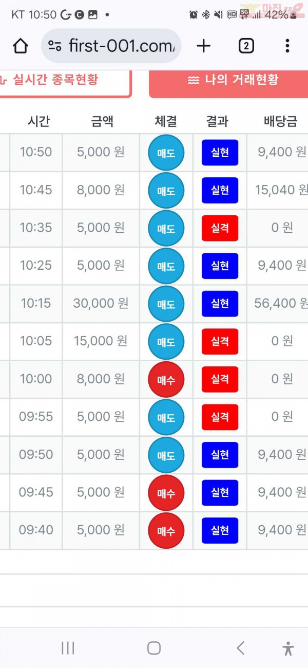 수익인증 페이백점