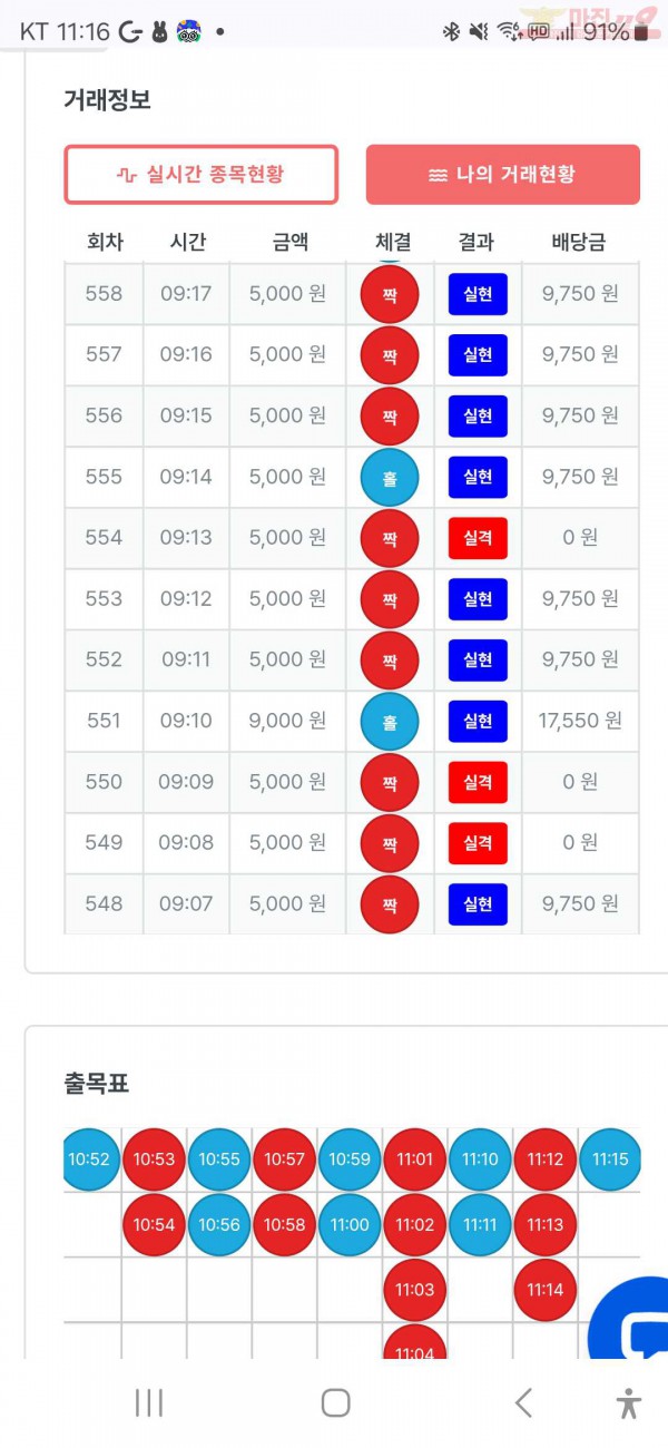수익인증 페이백점