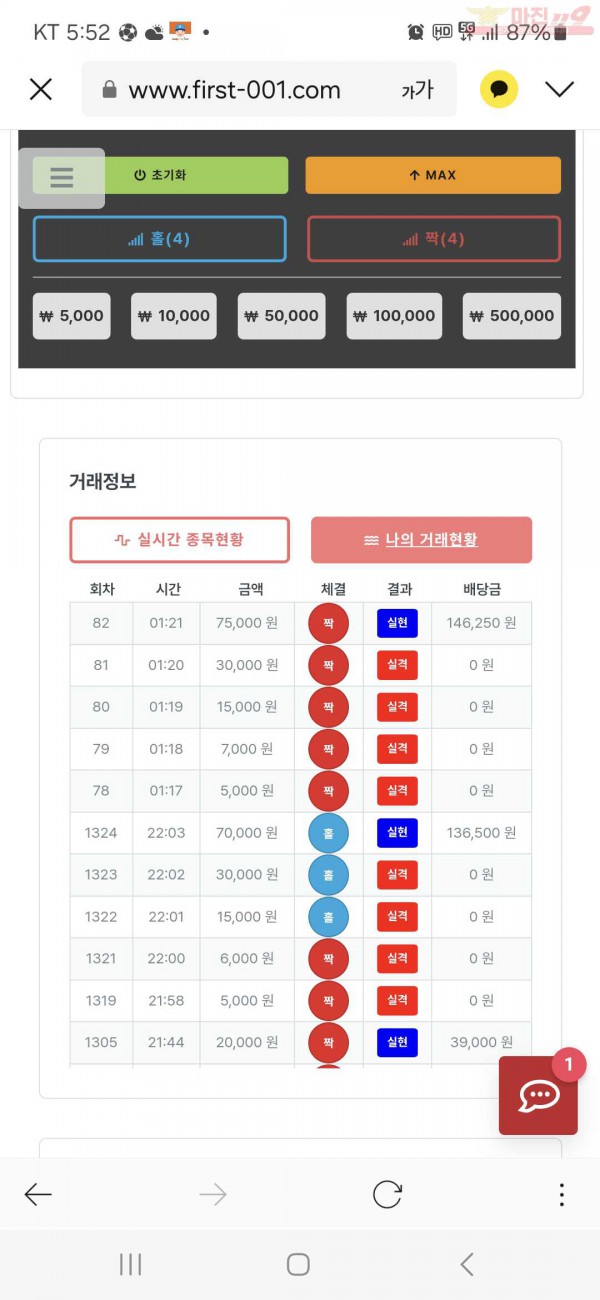 퀸즈점 수익인증