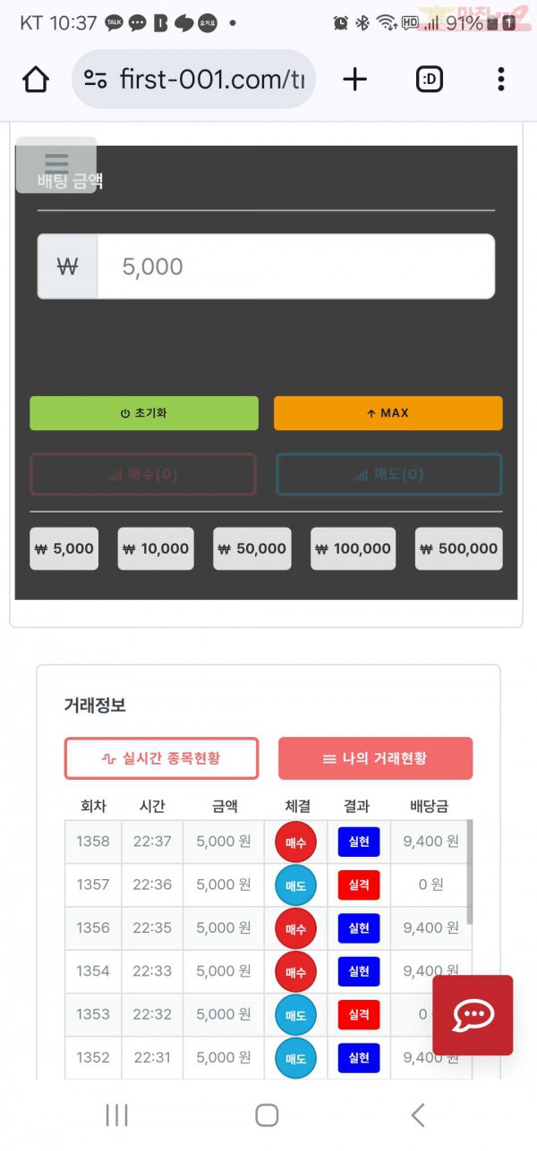 신뢰점 수익인증