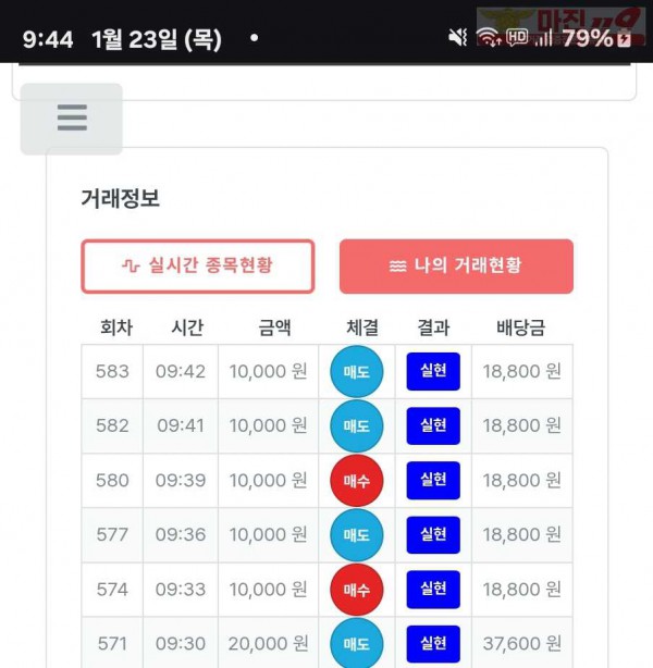 퍼스트트레이딩 신뢰점 1/23목 6연승인증