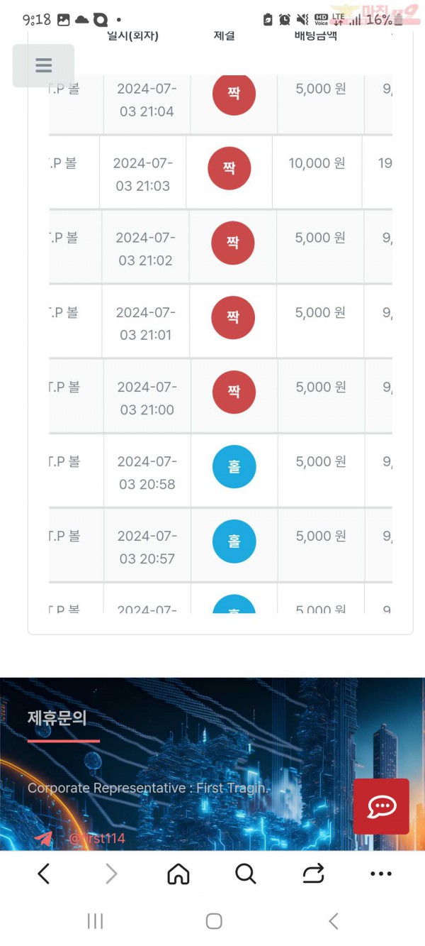 7월 연승왕이벤트 신뢰지점 16연승 참여합니다