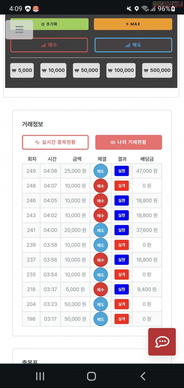 퍼스트 한국점 수익인증