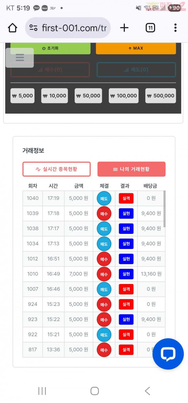 신뢰점 연승