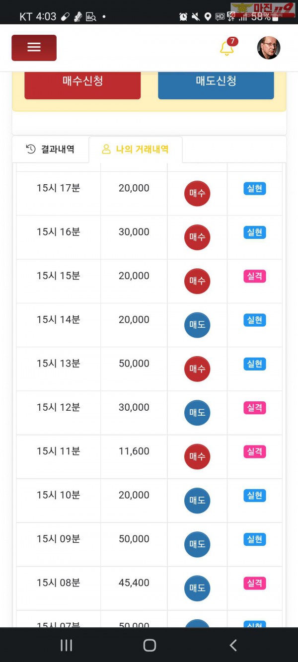 수익인증이요 777점 글로벌