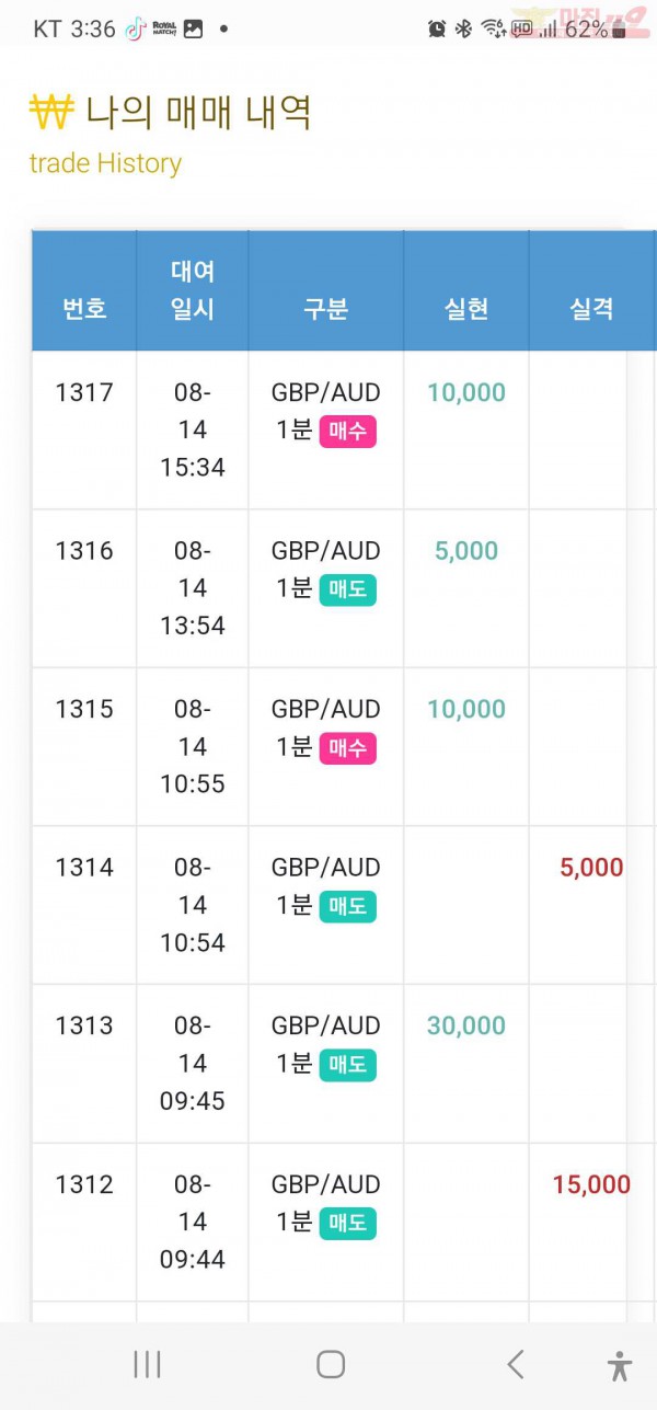 수익인증 페이백점