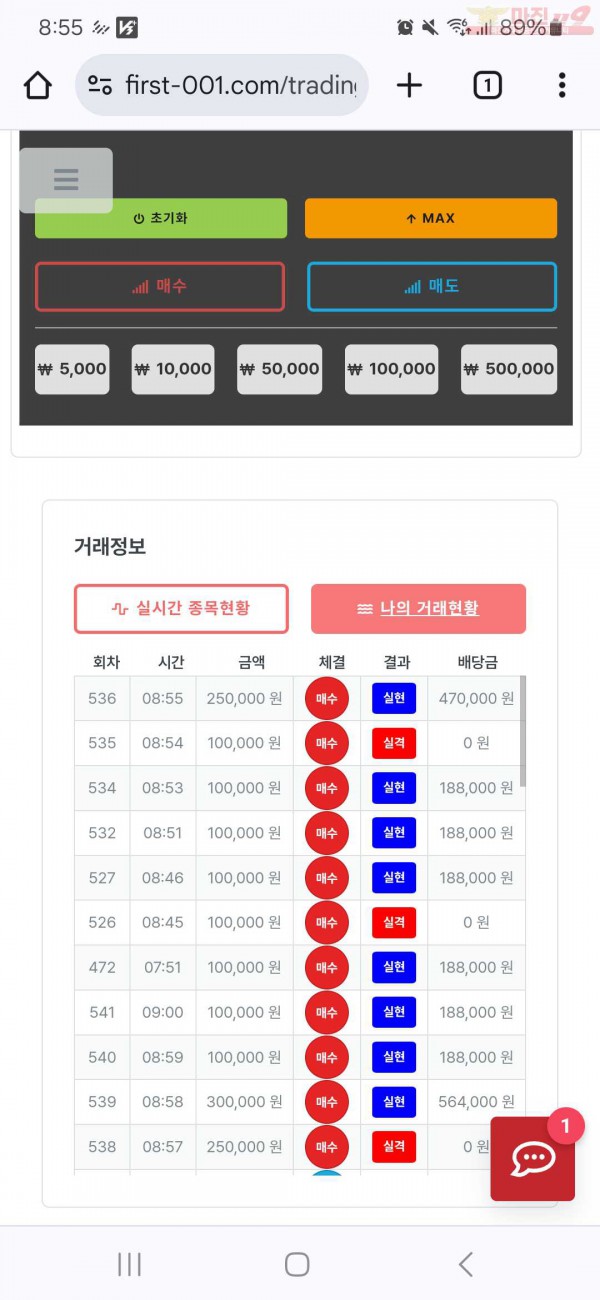 퍼스트트레이딩 믿음점