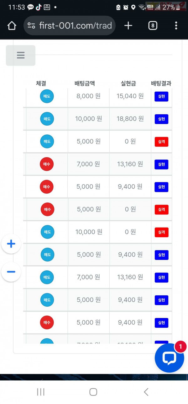 퍼스트 태명점 수익인증