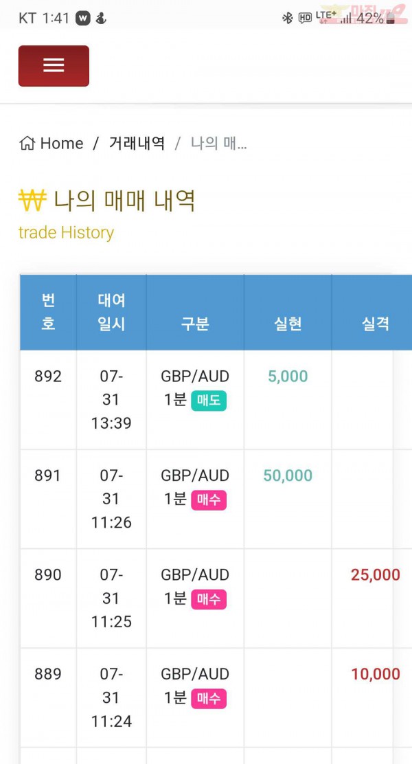 수익인증 페이백점