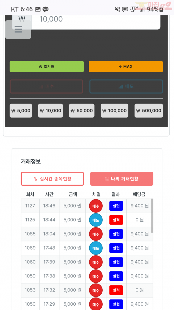 센터점 인증