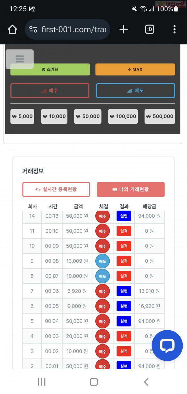 퍼스트 한국점 수익인증