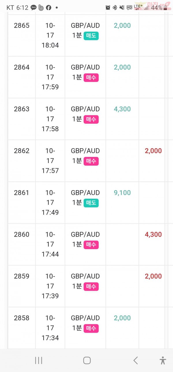 수익인증 페이백점