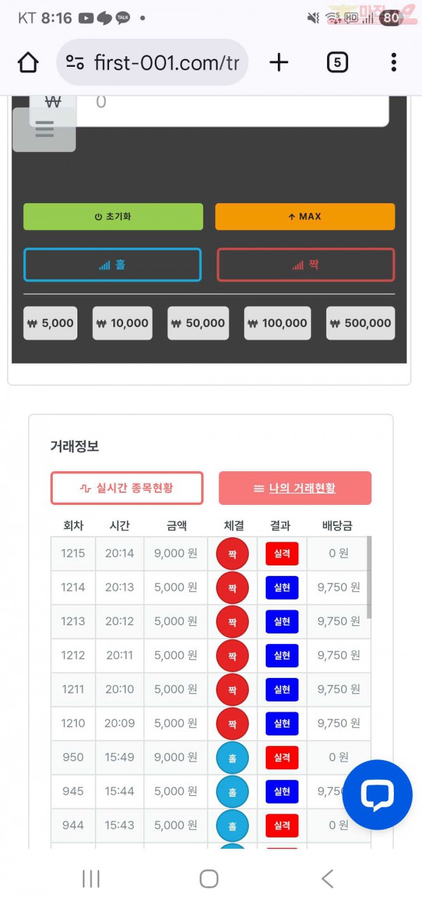 신뢰점 연승