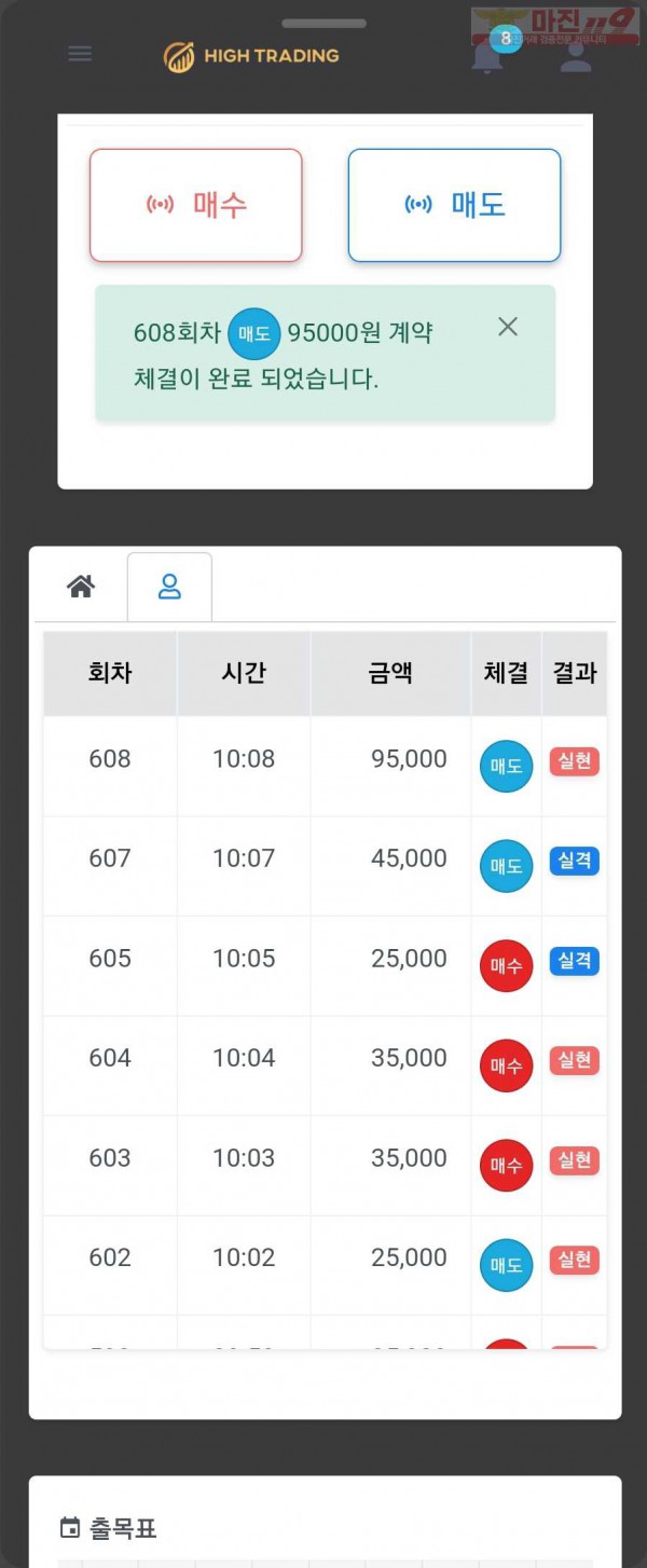 하이트레이딩 수익인증 일등점