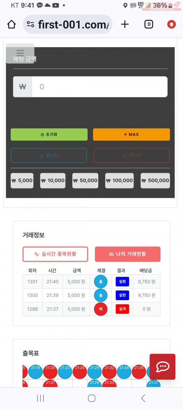 퍼스트 믿 음 수익 인증