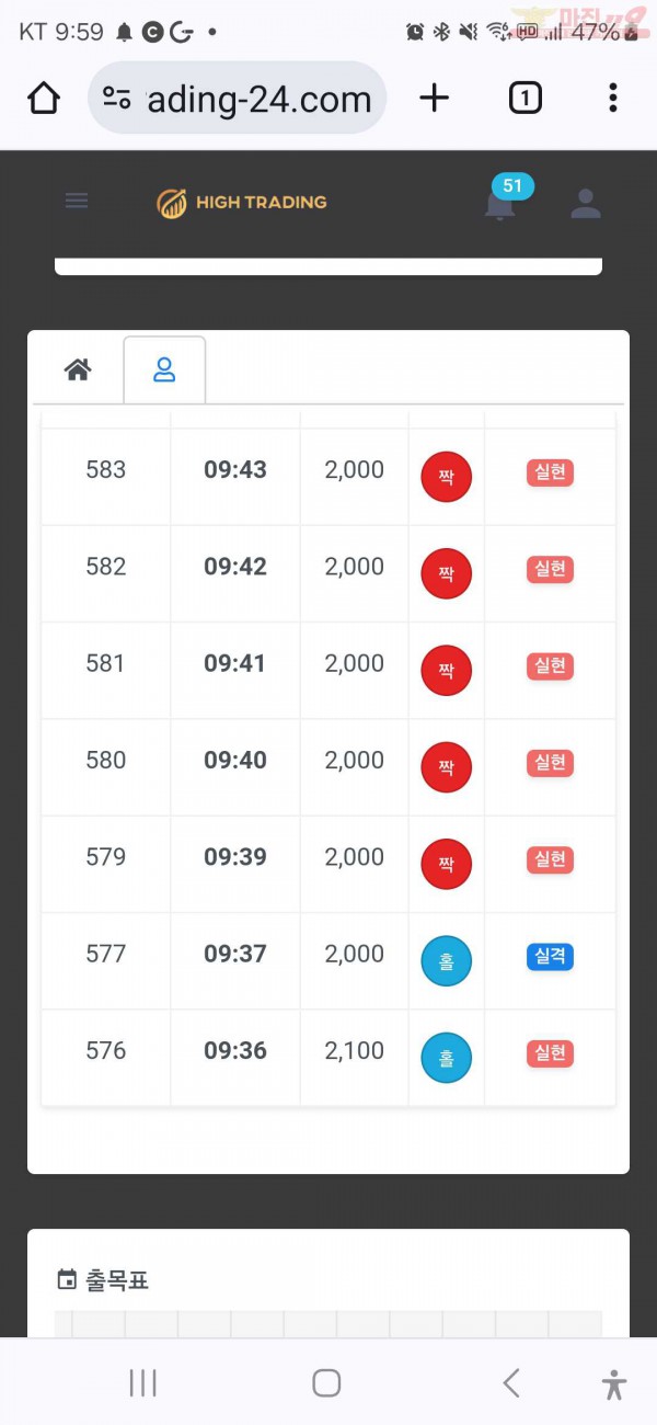 수익인증 페이백점