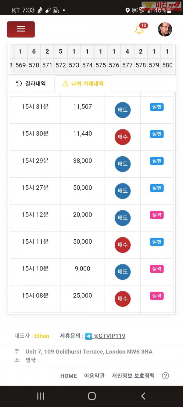 수익인증이요 777점