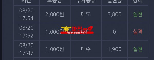 창성 일등점 수익인증