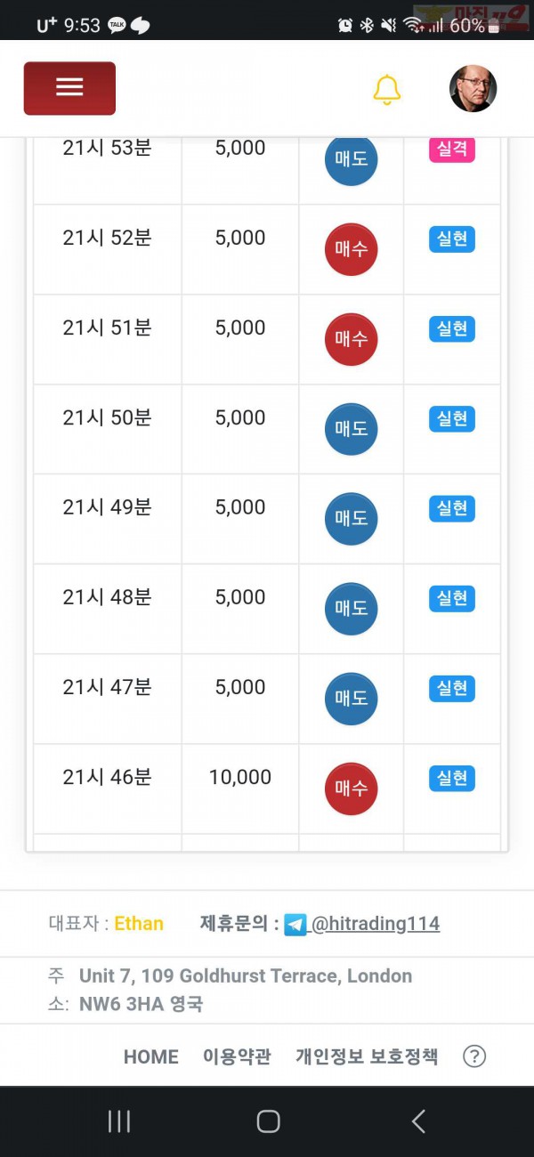 하이트레이딩 777점 연승인증합니다