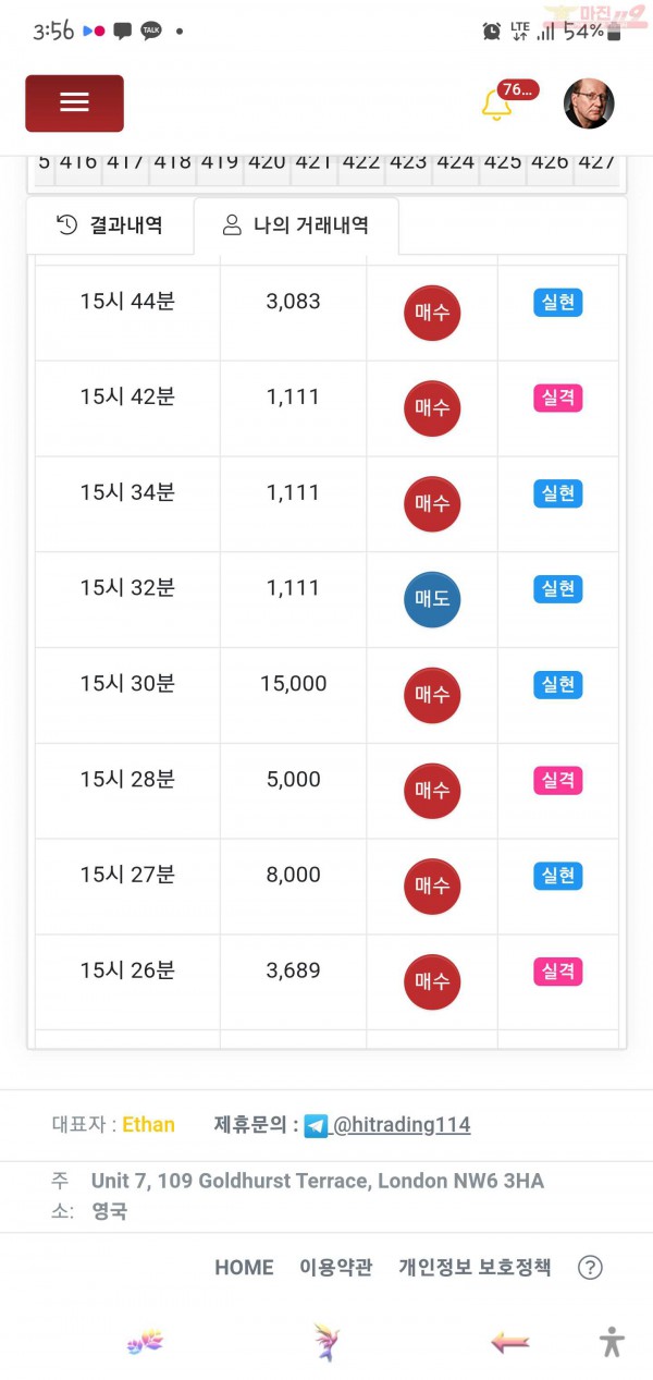 하이트레이딩 일등점 수익인증